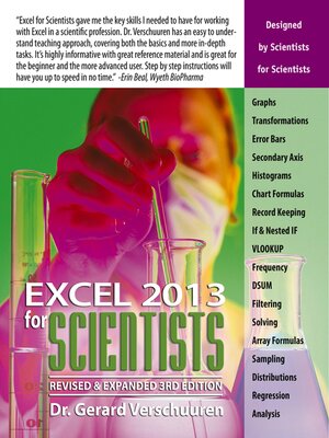 cover image of Excel 2013 for Scientists